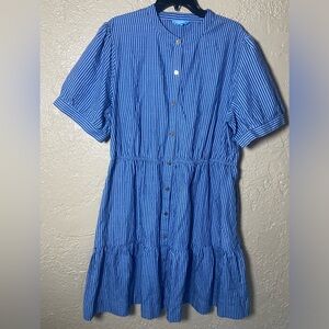 Draper James RSVP Pin Stripe Dress- Size XXL